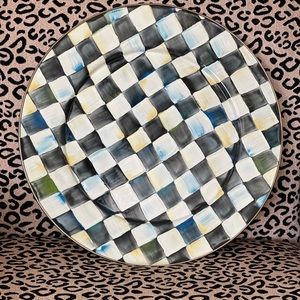 15” Courtly Check platter